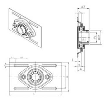 Rodamiento USPFE205 SNR