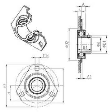 Подшипник USPFT204 SNR