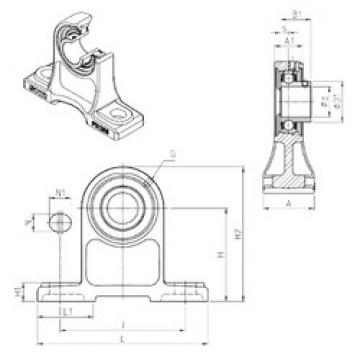 Rodamiento USPH204 SNR