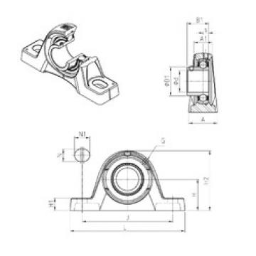 Rodamiento USPLE205 SNR