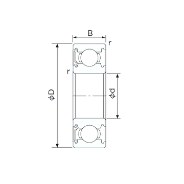 63/32NSE NACHI Deep Groove Ball Bearings