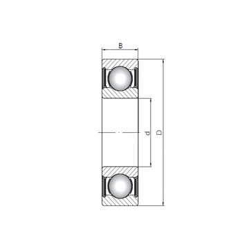 6018-2RS CX Deep Groove Ball Bearings