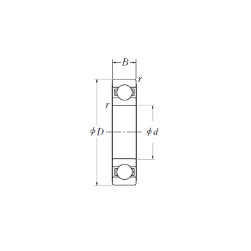 6902L11DD1 NSK Deep Groove Ball Bearings