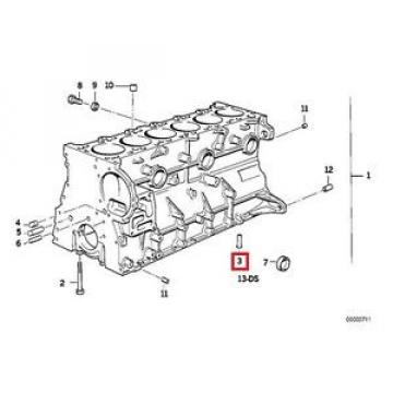 Genuine BMW E34 E36 E38 E39 E46 E60 E85 Oil Spraying Injector OEM 11421748199