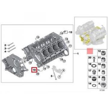 Genuine BMW E53 E60 E60N E61 E61N E63 Oil Spraying Injector OEM 11417537114