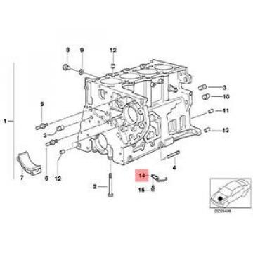 Genuine BMW E38 E39 E46 E53 Estate SUV Oil Spraying Injector OEM 11422246953