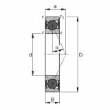 FAG Spindellager - HCB7006-E-2RSD-T-P4S