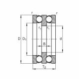 FAG Rolamento axial de esferas - 52211