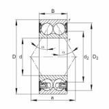 FAG Rolamento angular - 3209-BD-XL-2Z-TVH