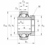 FAG Mancal tensor - GE45-XL-KRR-B-FA125