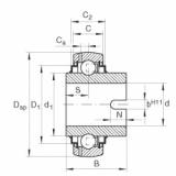 FAG Mancal tensor - GLE45-XL-KRR-B