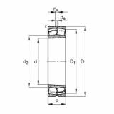 FAG Rolamento autocompensador de rolos - 21309-E1-XL-K