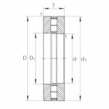 FAG Rolamento axial de rolos cil&iacute;ndricos - 89309-TV