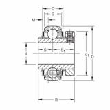 المحامل GCE17KRRB Timken