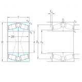 roulements 32938/DF SKF