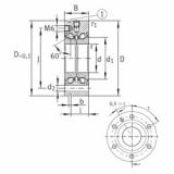 Bantalan ZKLF1762-2RS INA