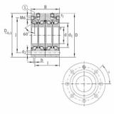 Подшипник ZKLF2575-2RS-2AP INA