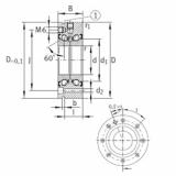 المحامل ZKLF80165-2Z INA