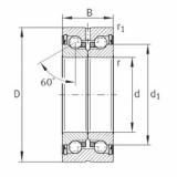 Rolando ZKLN1545-2RS-PE INA