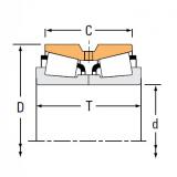 Tapered Roller Bearings  HM252343NA HM252311D