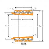 Belt Bearing  m262430T m262410d double cup