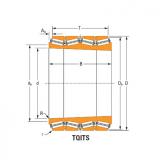 Tapered Roller Bearings  m272730T m272710cd double cup