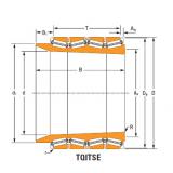 Four-Row Tapered Roller Bearings  lm285546Td lm285510d double cup