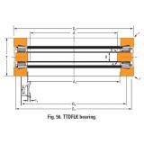 Bearing Thrust race double T730dw