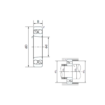 1315K NACHI Self Aligning Ball Bearings