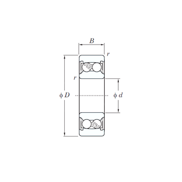 2201-2RS KOYO Self Aligning Ball Bearings